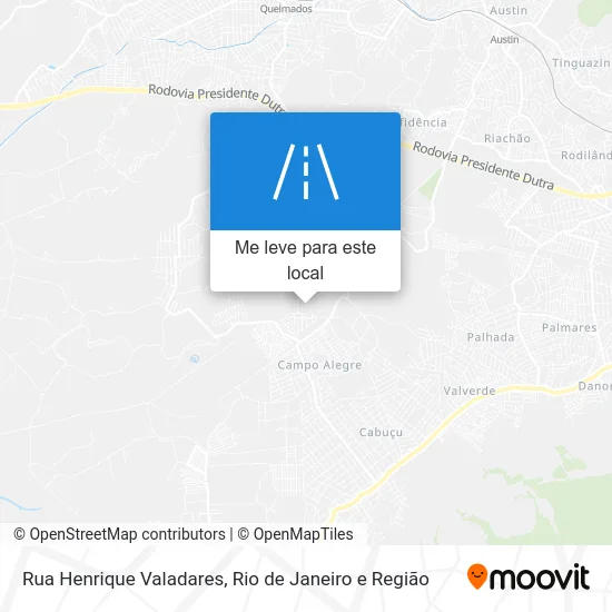 Rua Henrique Valadares mapa