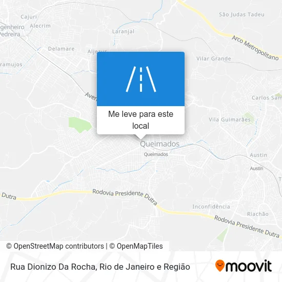 Rua Dionizo Da Rocha mapa