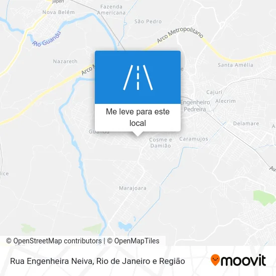 Rua Engenheira Neiva mapa