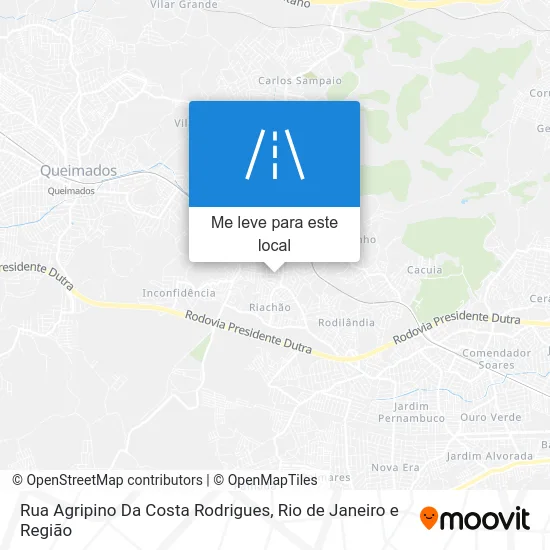 Rua Agripino Da Costa Rodrigues mapa