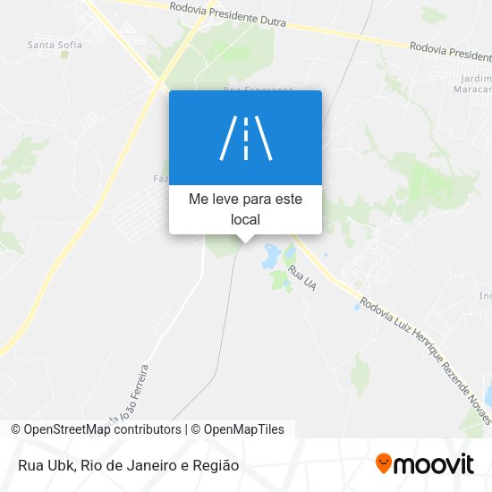 Rua Ubk mapa