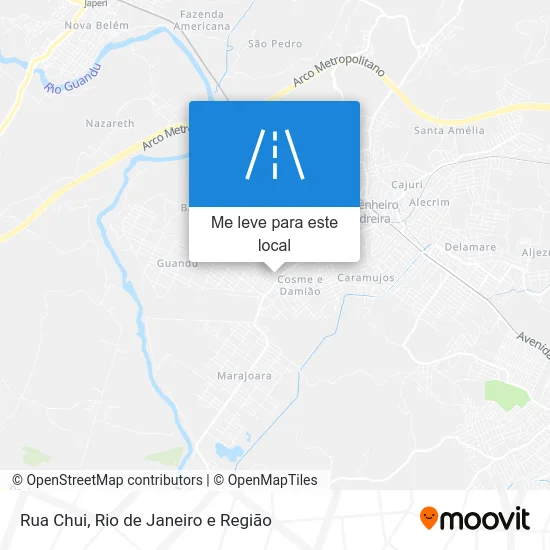 Rua Chui mapa