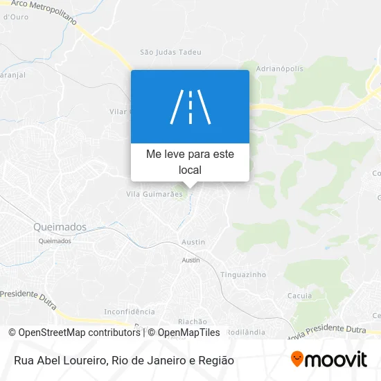 Rua Abel Loureiro mapa