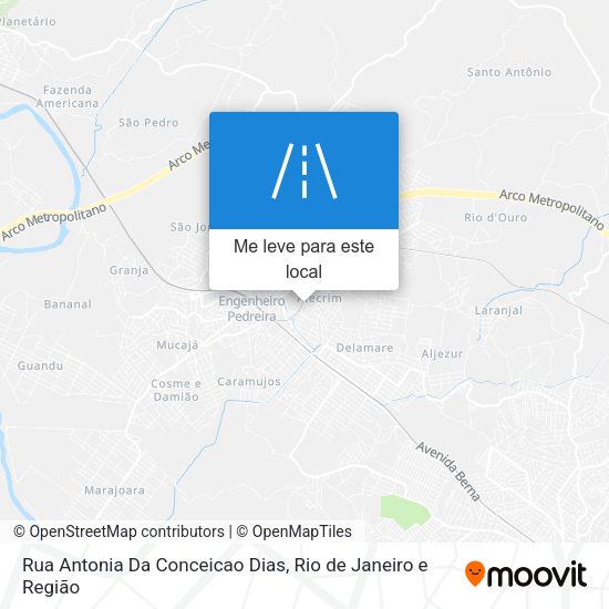 Rua Antonia Da Conceicao Dias mapa