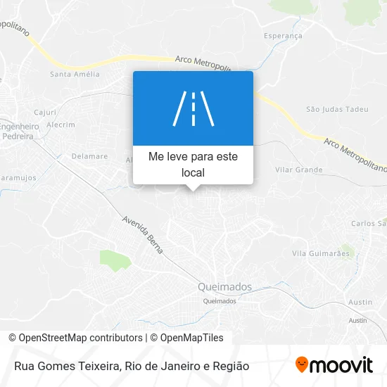 Rua Gomes Teixeira mapa
