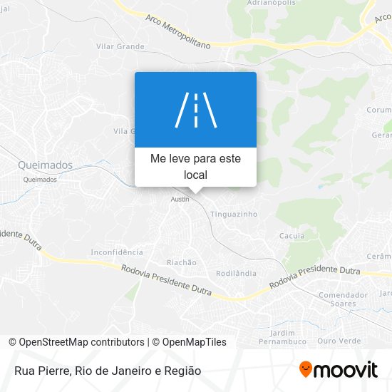 Rua Pierre mapa