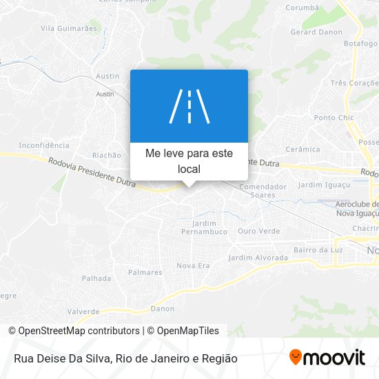 Rua Deise Da Silva mapa