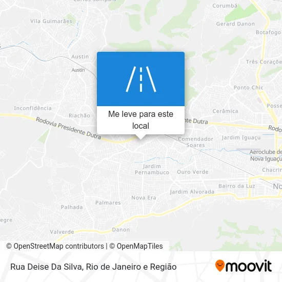 Rua Deise Da Silva mapa