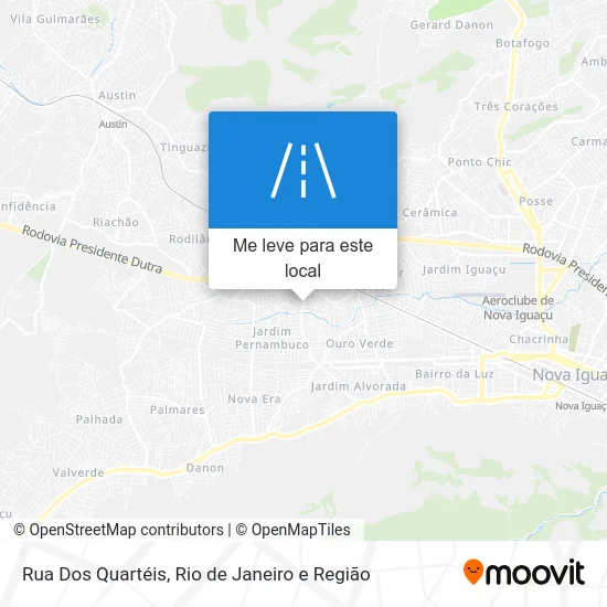 Rua Dos Quartéis mapa