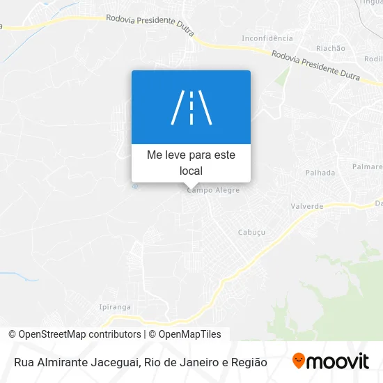 Rua Almirante Jaceguai mapa