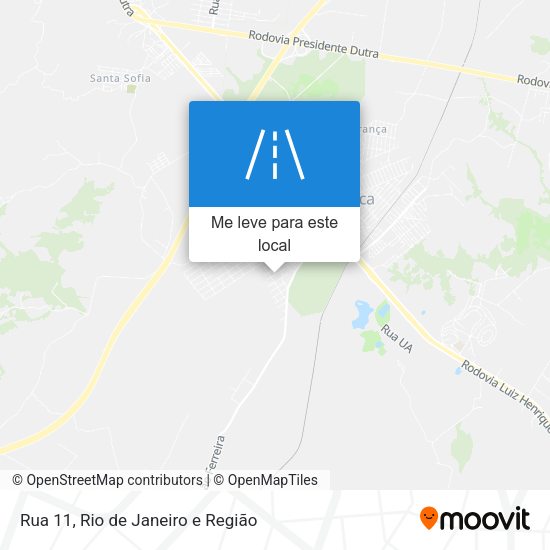 Rua 11 mapa
