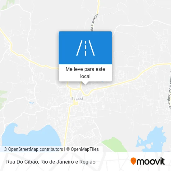 Rua Do Gibão mapa