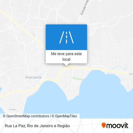 Rua La Paz mapa