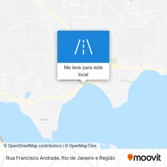 Rua Francisco Andrade mapa