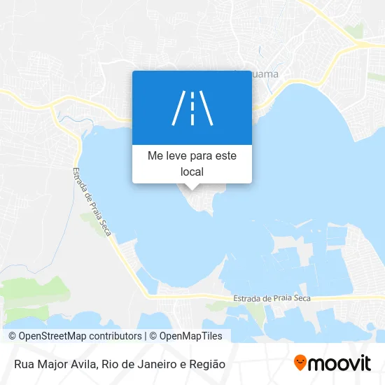 Rua Major Avila mapa