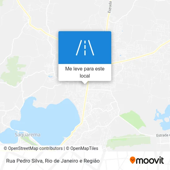 Rua Pedro Silva mapa