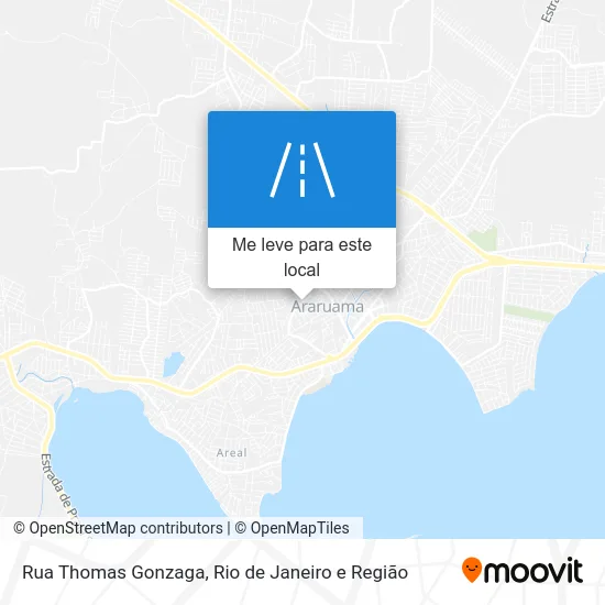Rua Thomas Gonzaga mapa