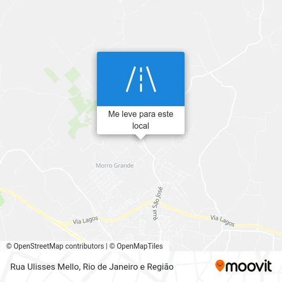Rua Ulisses Mello mapa