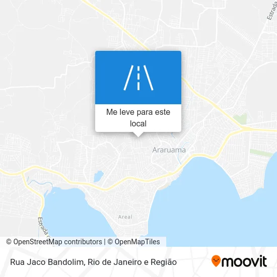 Rua Jaco Bandolim mapa