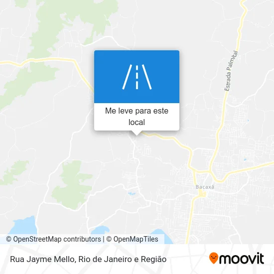 Rua Jayme Mello mapa