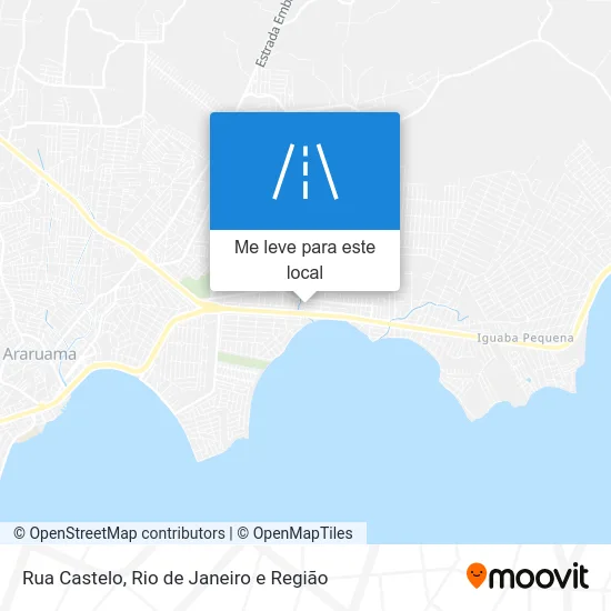Rua Castelo mapa