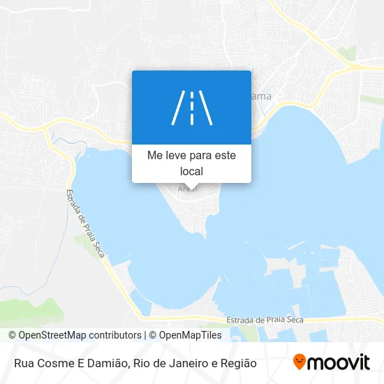 Rua Cosme E Damião mapa