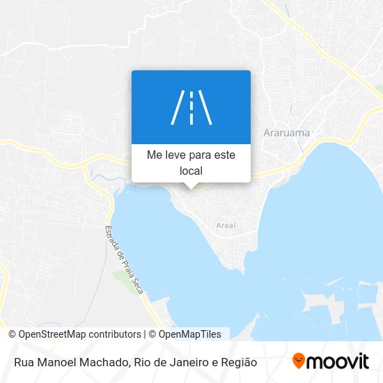 Rua Manoel Machado mapa