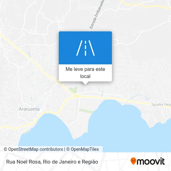 Rua Noel Rosa mapa