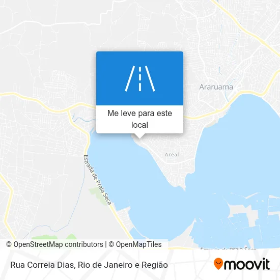 Rua Correia Dias mapa
