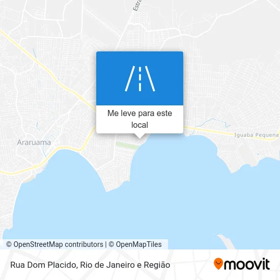 Rua Dom Placido mapa