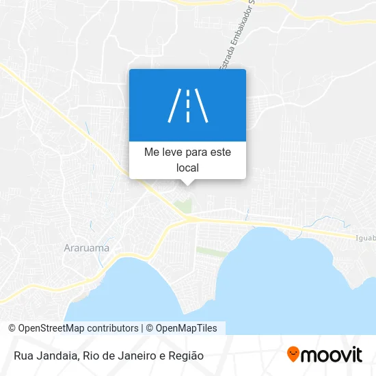 Rua Jandaia mapa