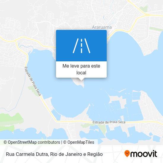Rua Carmela Dutra mapa
