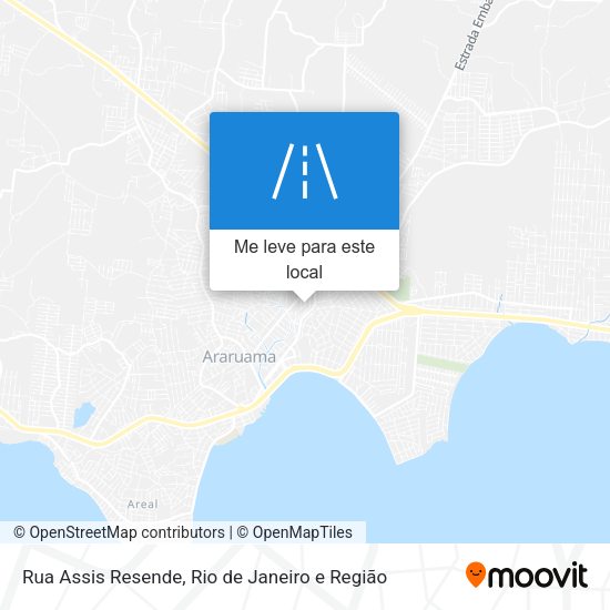 Rua Assis Resende mapa