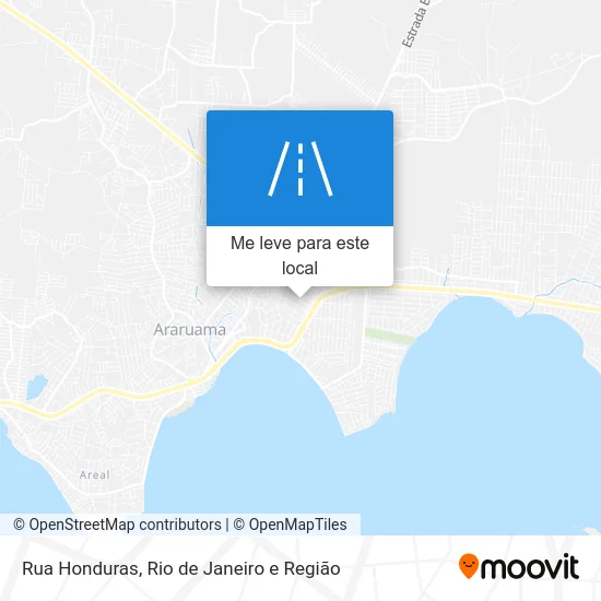Rua Honduras mapa