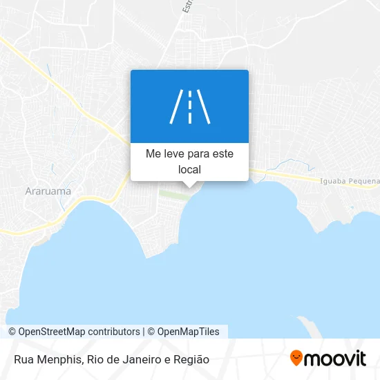 Rua Menphis mapa
