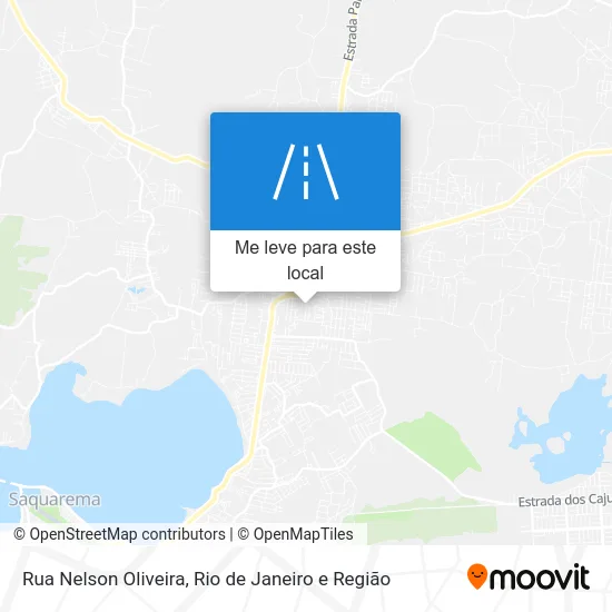 Rua Nelson Oliveira mapa