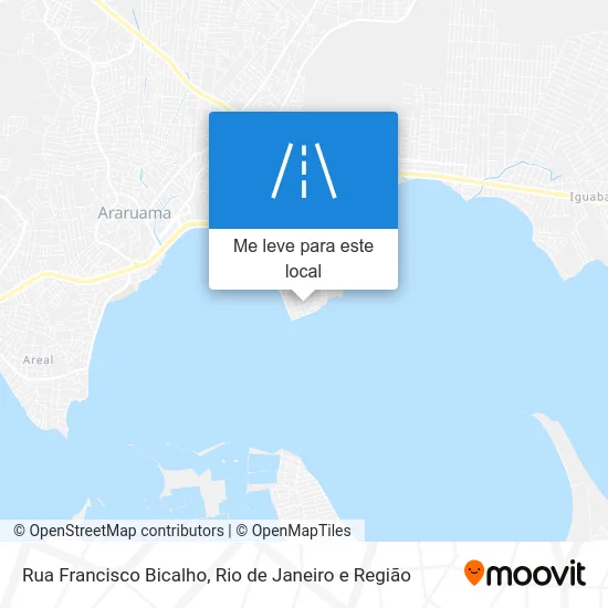 Rua Francisco Bicalho mapa