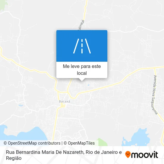 Rua Bernardina Maria De Nazareth mapa