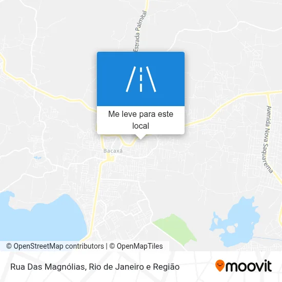 Rua Das Magnólias mapa