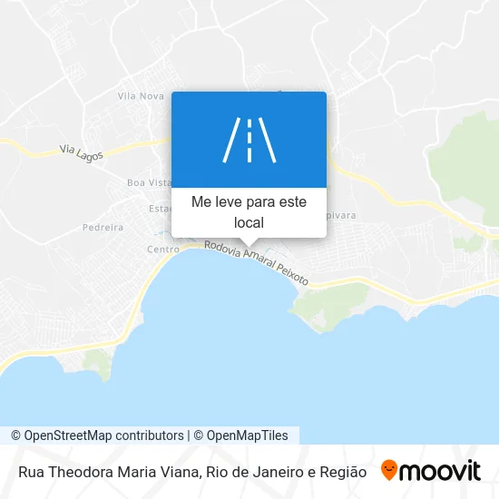 Rua Theodora Maria Viana mapa