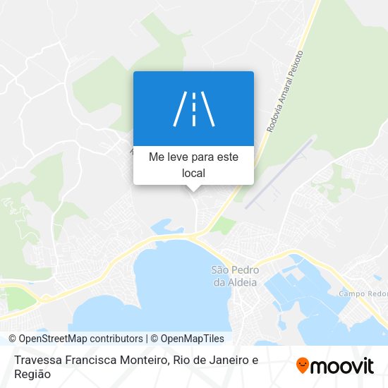 Travessa Francisca Monteiro mapa
