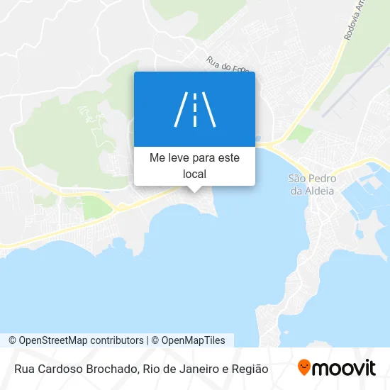 Rua Cardoso Brochado mapa