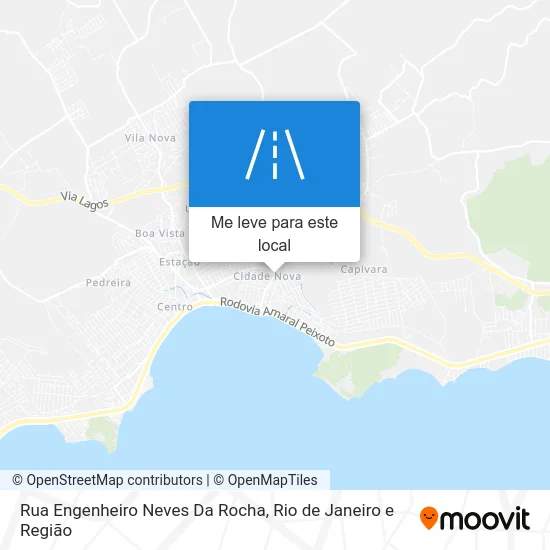 Rua Engenheiro Neves Da Rocha mapa