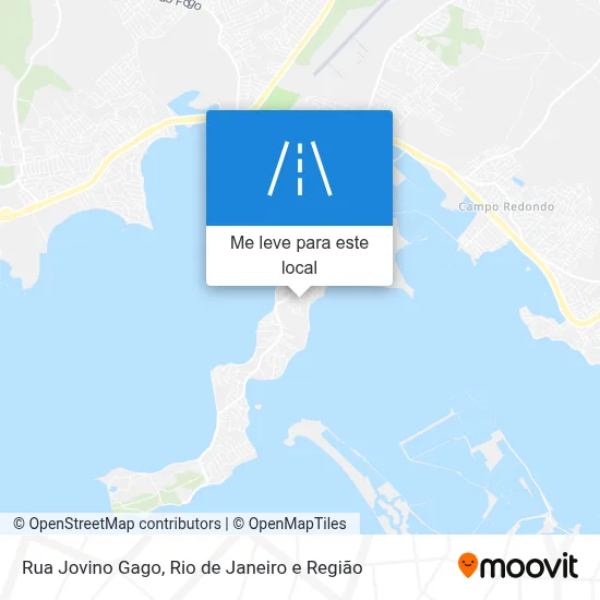 Rua Jovino Gago mapa