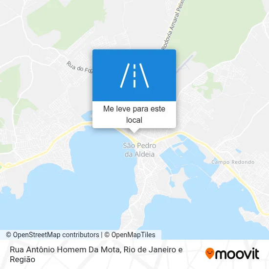 Rua Antônio Homem Da Mota mapa