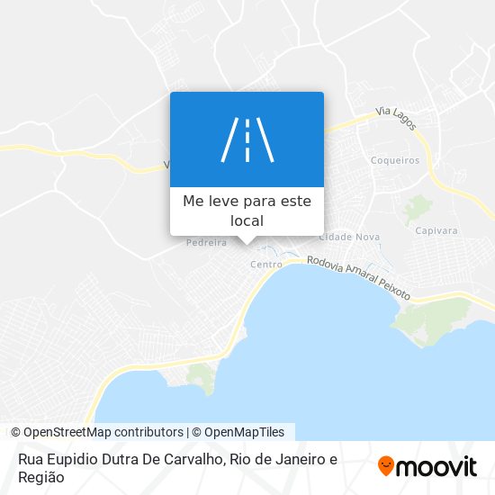 Rua Eupidio Dutra De Carvalho mapa