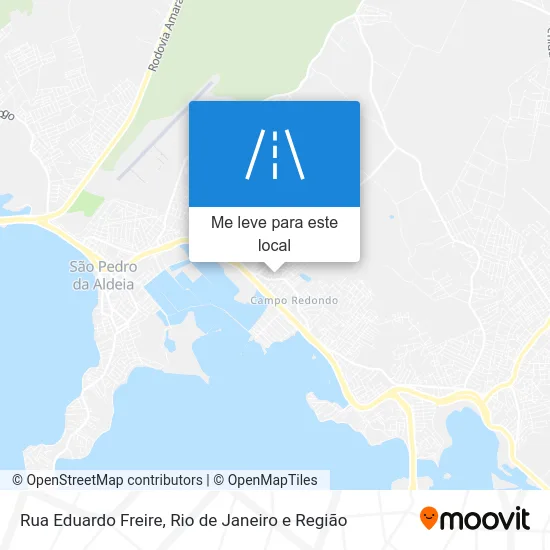 Rua Eduardo Freire mapa