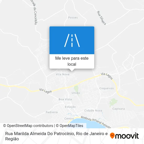 Rua Marilda Almeida Do Patrocínio mapa