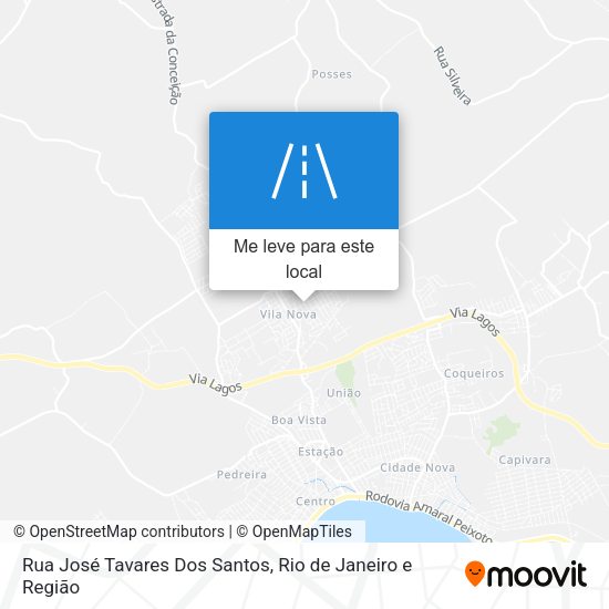 Rua José Tavares Dos Santos mapa