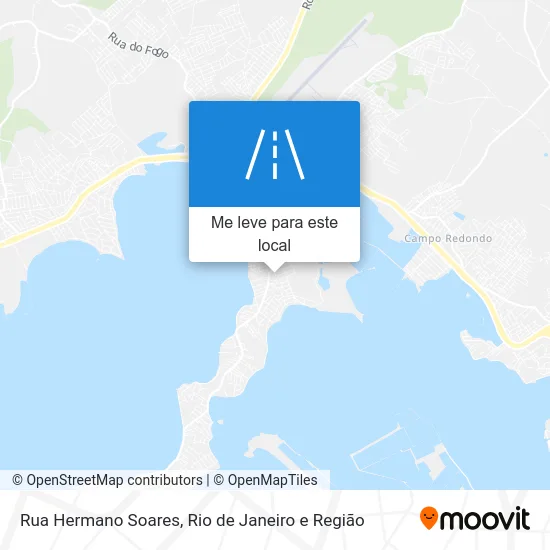 Rua Hermano Soares mapa